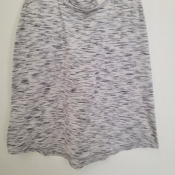 Lululemon Our Sport Tiger Space Dye White Gray Racerback Gorp Gym Workout W1AWFS - Picture 6 of 9